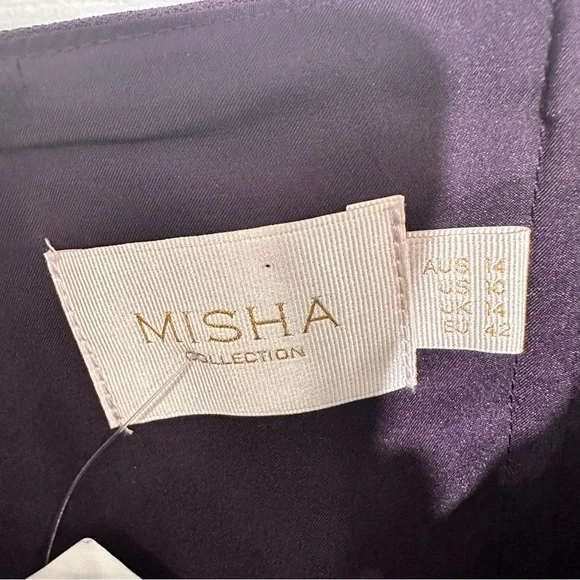 Misha Collection Strapless Dress Size 10 MSRP $340
